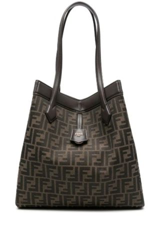 Large Origami Leather Tote Bag