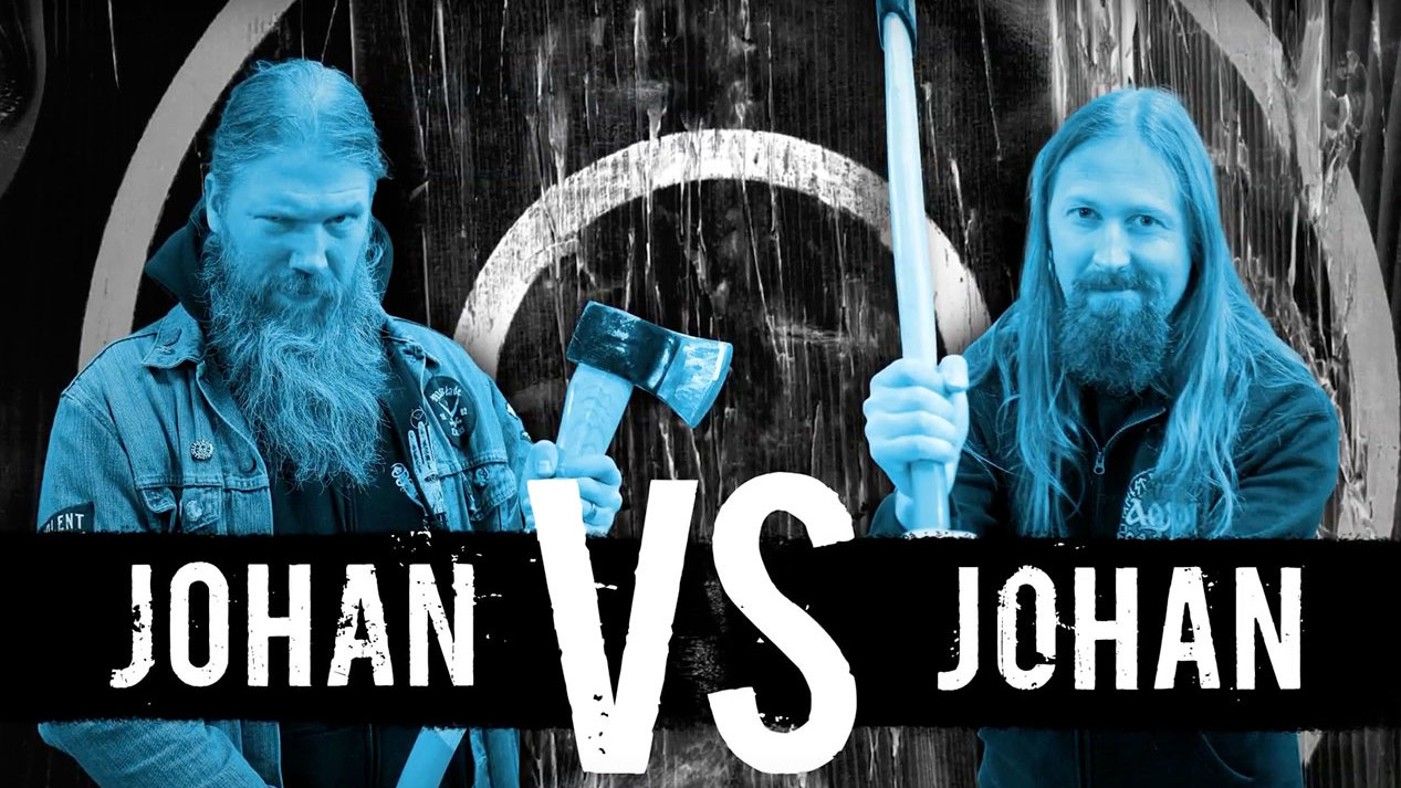 Johan Hegg and Johan Söderberg from Amon Amarth