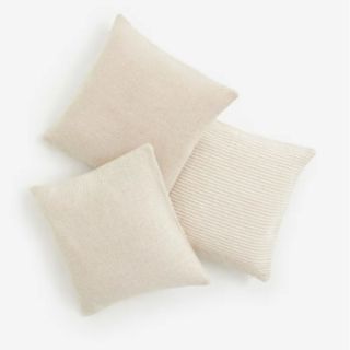 H&M 3-pack Cushion Covers in neutral colors