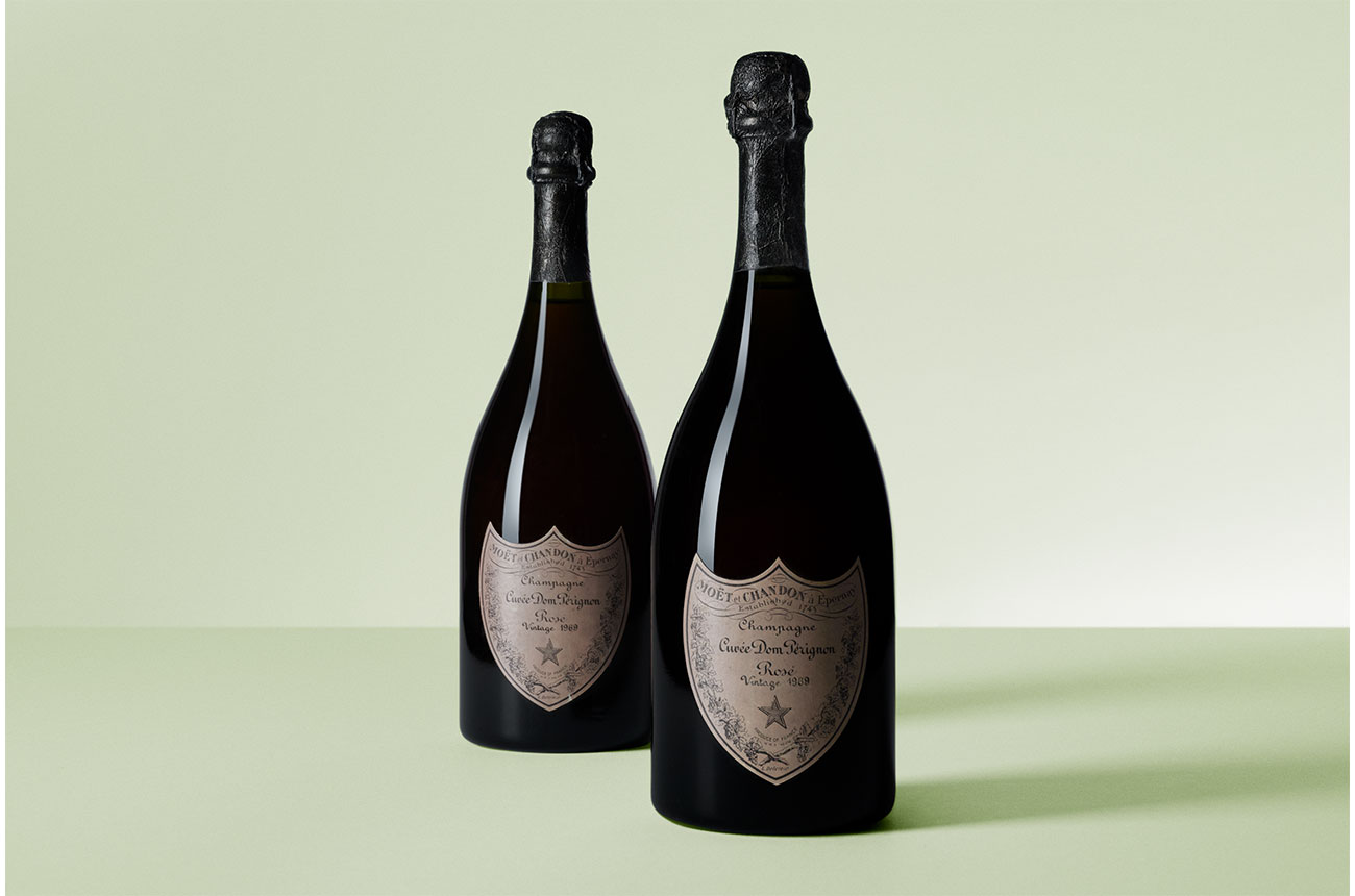 Two bottles of Dom P&eacute;rignon, Ros&eacute; 1969