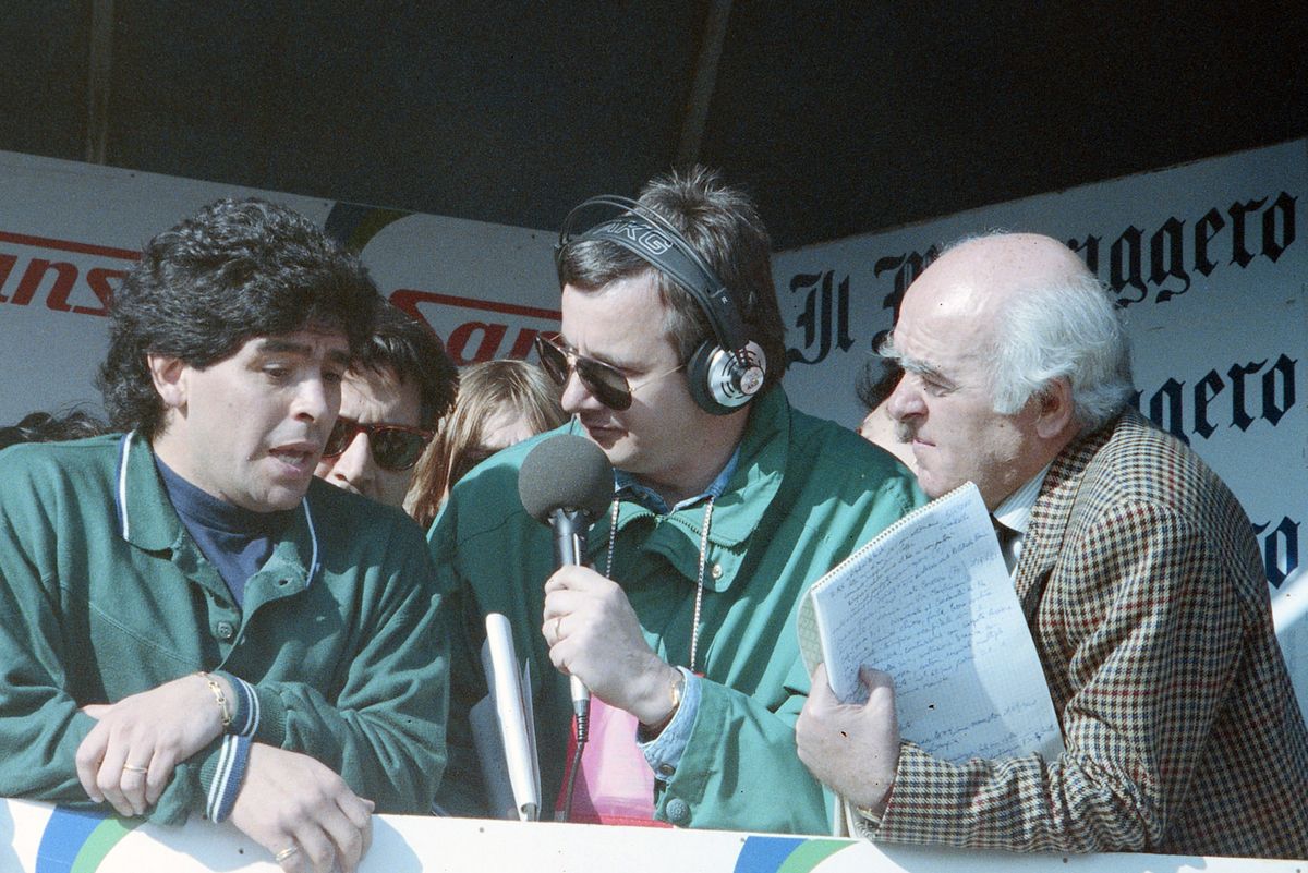 Diego Maradona at Tirreno-Adriatico 1990