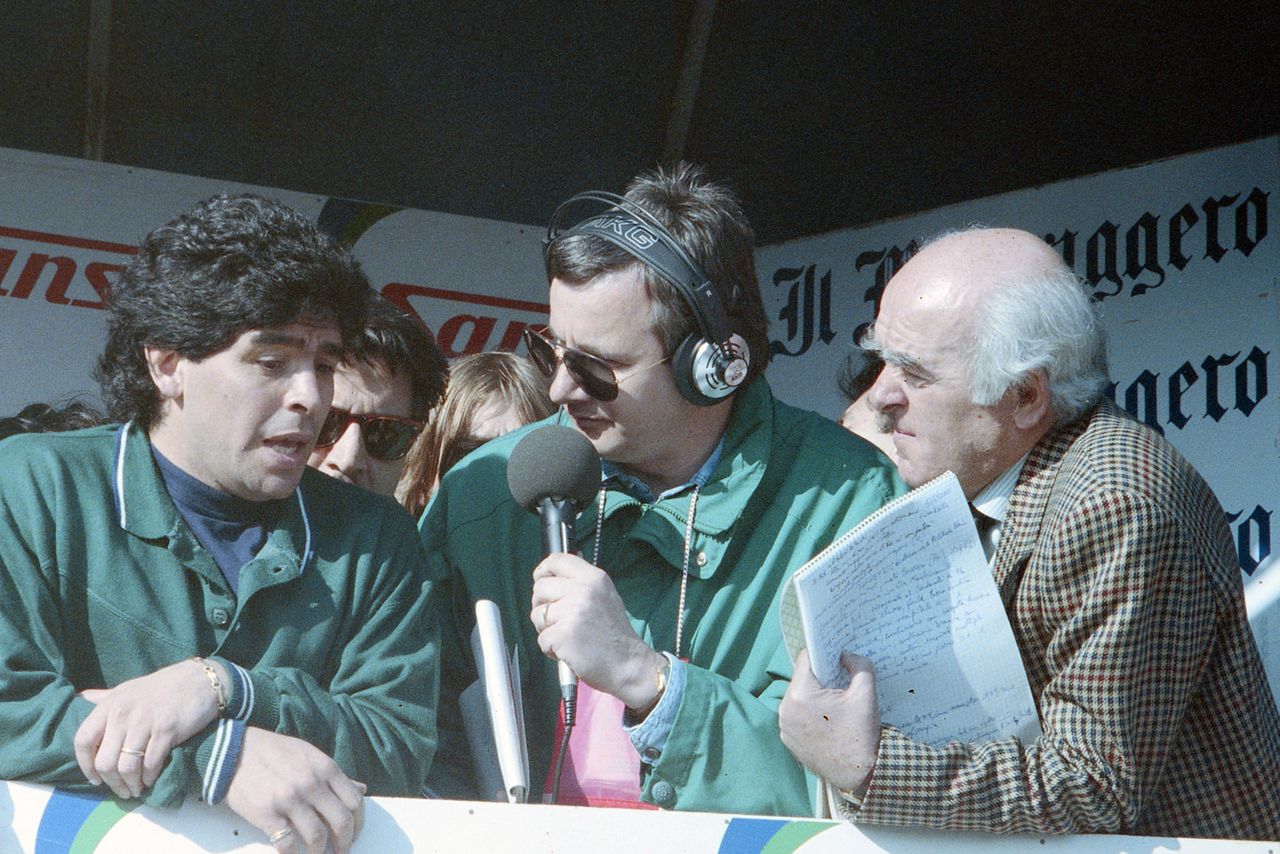 Diego Maradona at Tirreno-Adriatico 1990