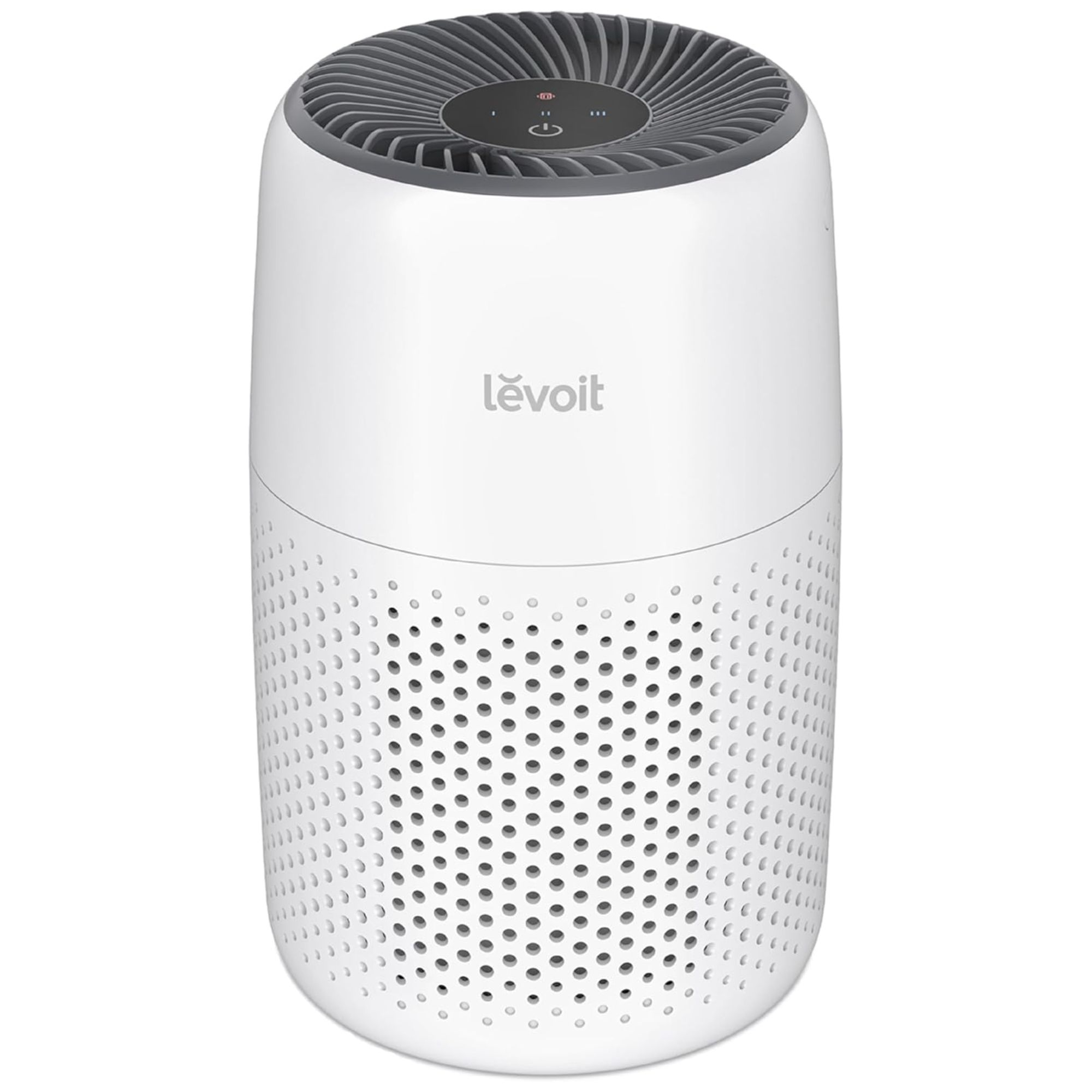 White Levoit air purifier