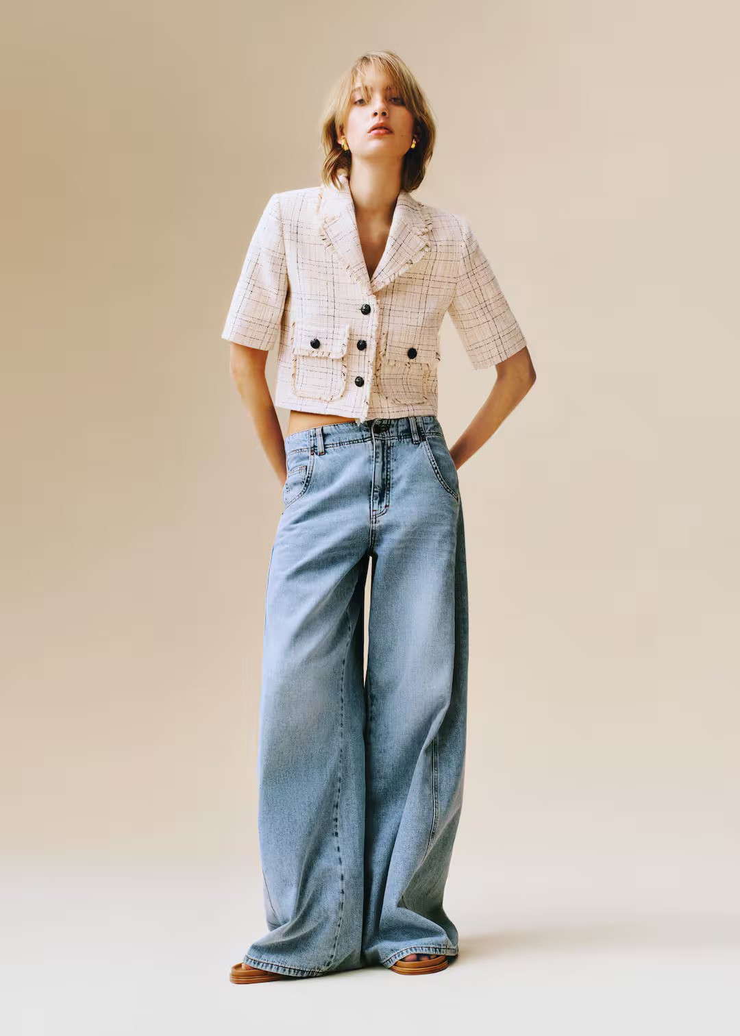 ME+EM, Relaxed Engineered-Leg Jean