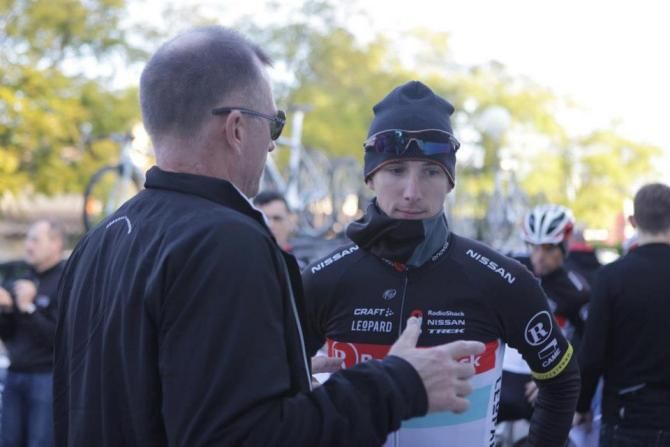 Andy Schleck and Kim Andersen