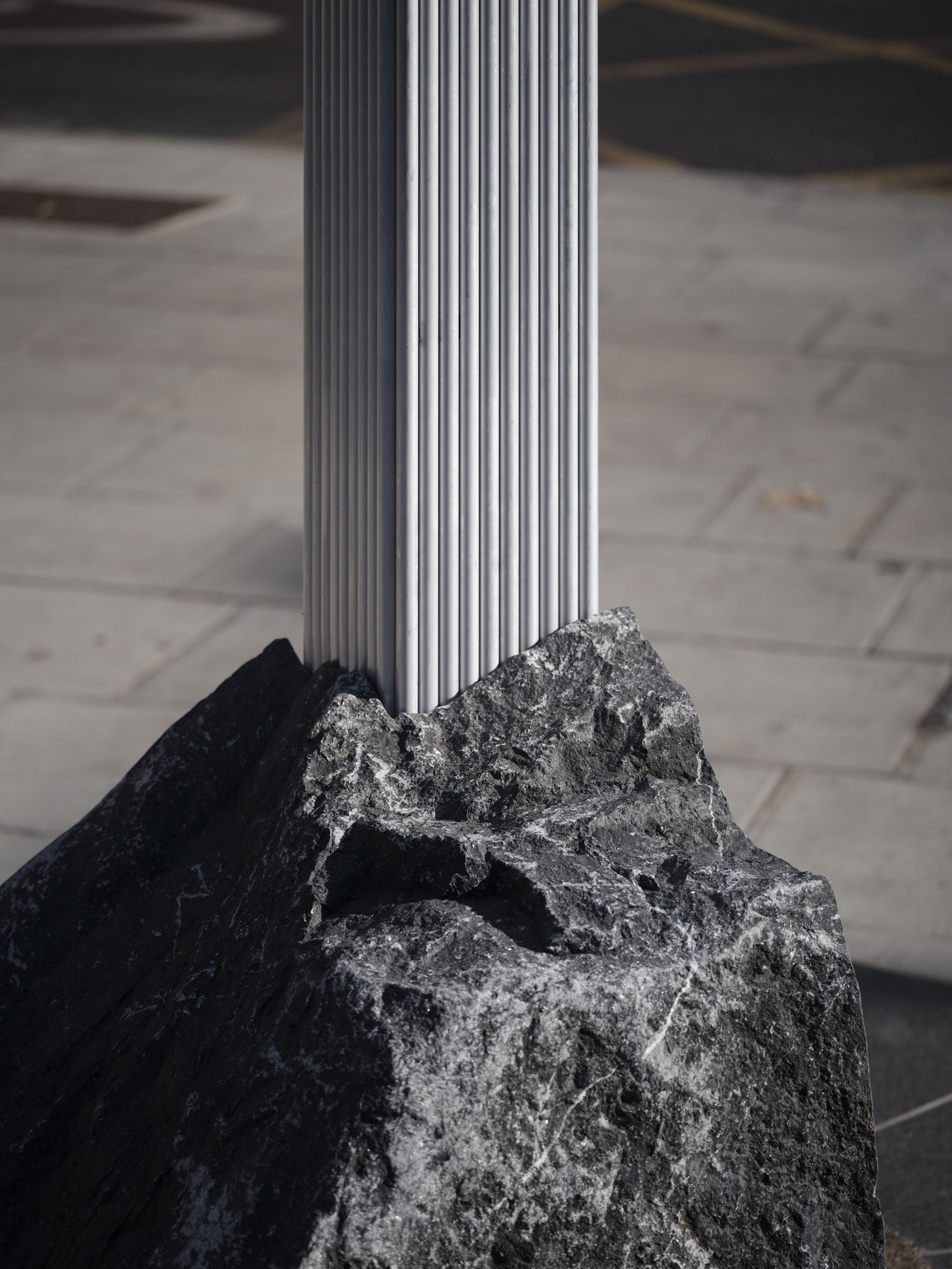 works by Jayden Ali and the interior of his studio JA Projects in London