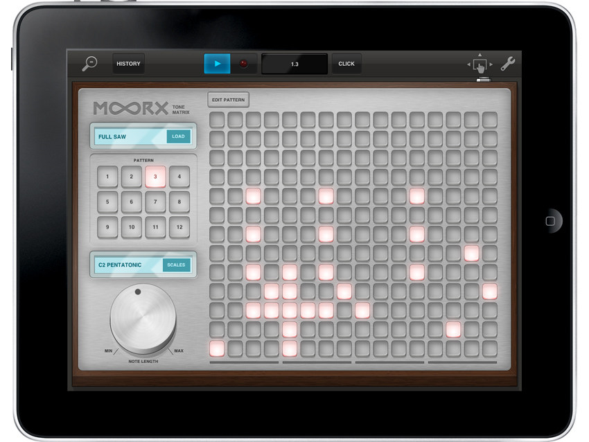 The M8RX tone matrix
