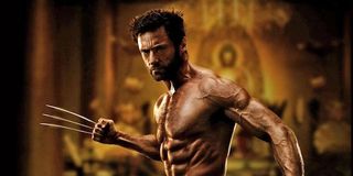 Hugh Jackman shirt off in The Wolverine