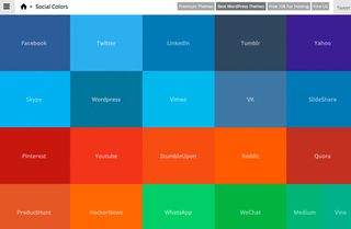 Web design tools:: Social colours