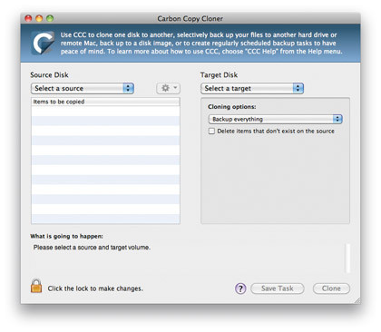 Carbon copy cloner
