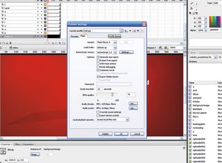 Optimise Flash movies: Compression percentage