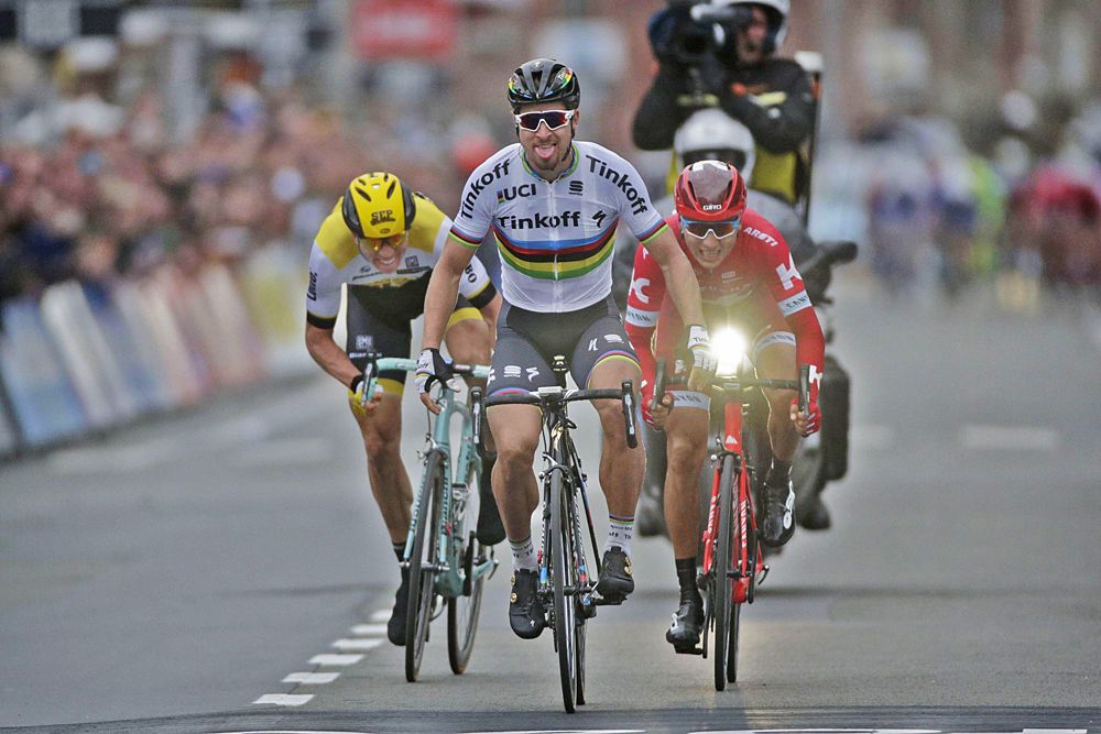 Peter Sagan (Tinkoff) wins Gent-Wevelgem