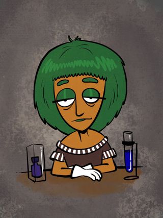 Oompa Loompa girl art