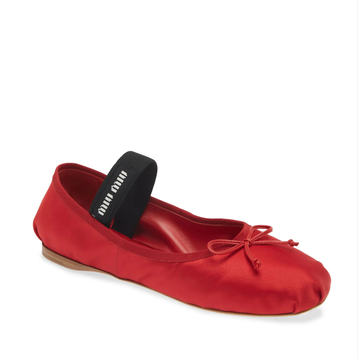 Logo Strap Ballet Flat