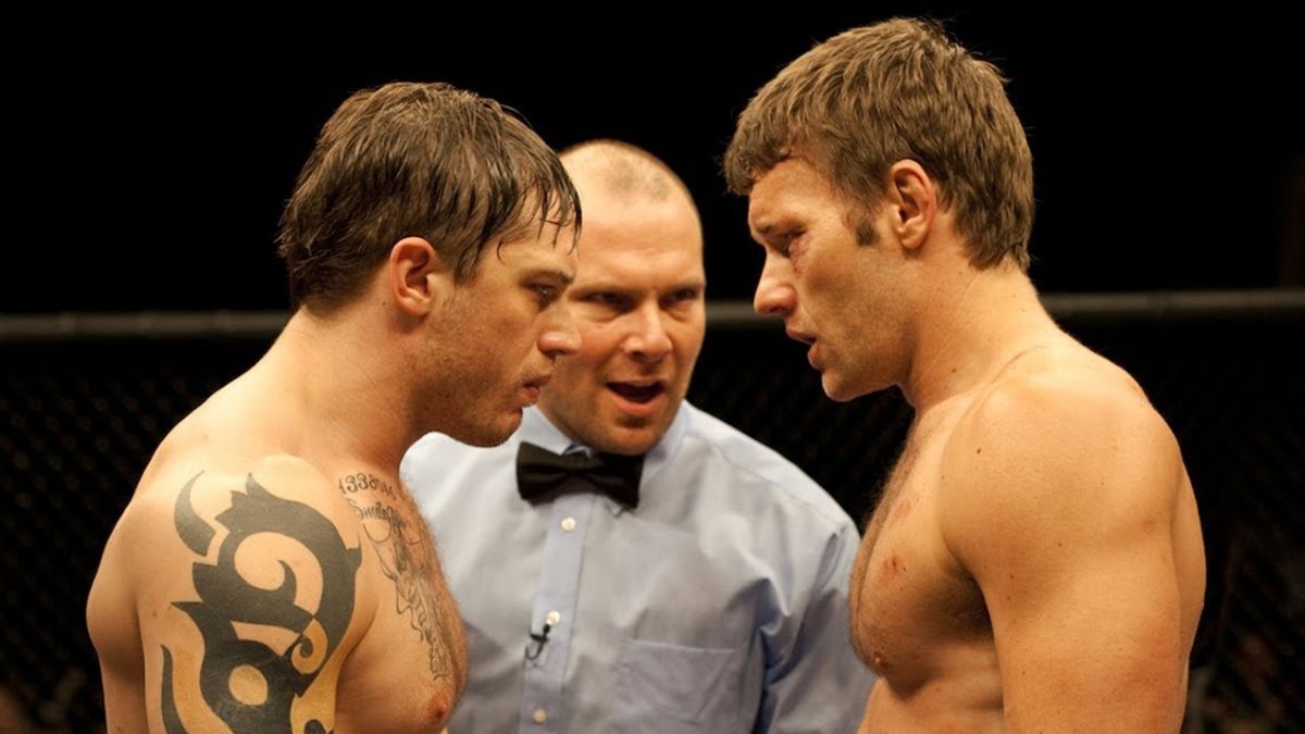 Tom Hardy and Joel Edgerton in Warrior