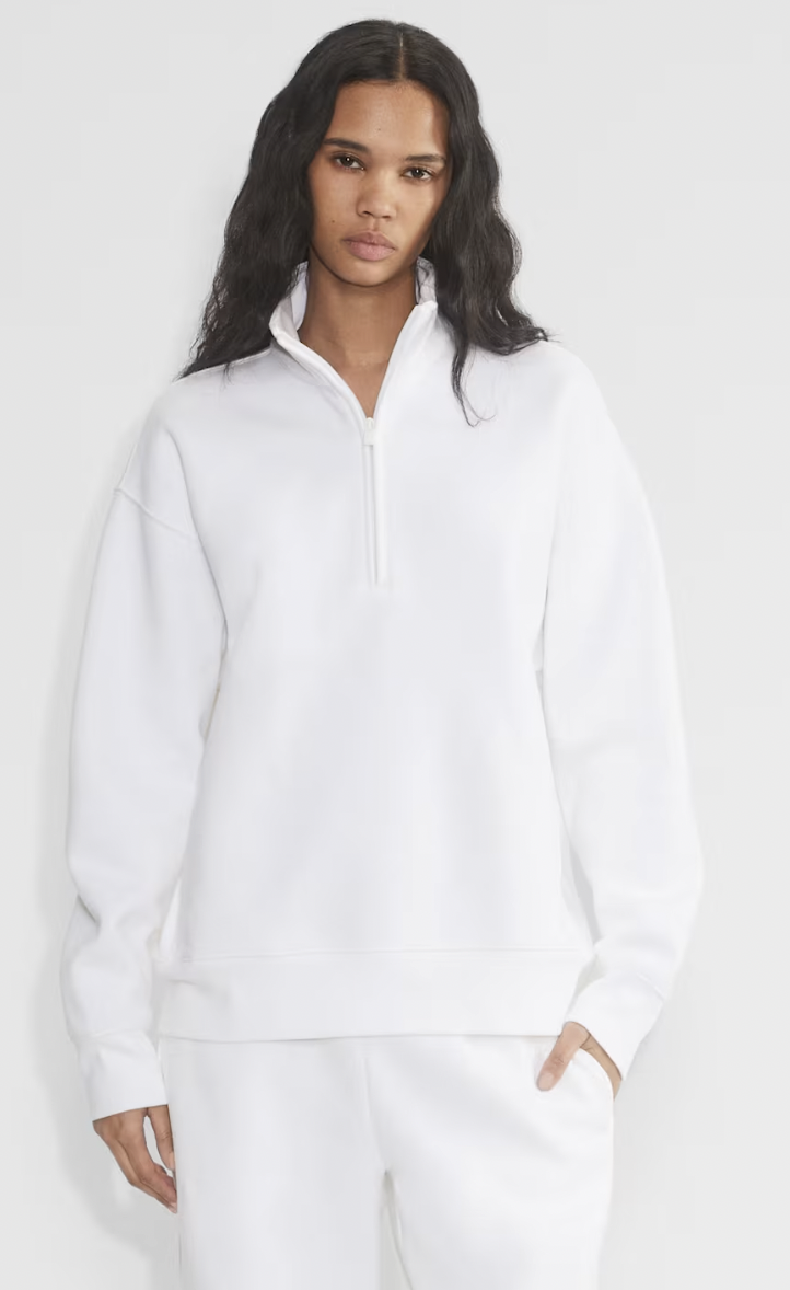 Aritzia, Cozy Sweatfleece Boyfriend 1/2 Zip Sweatshirt