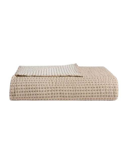 Stitched Gauze Bed Blanket