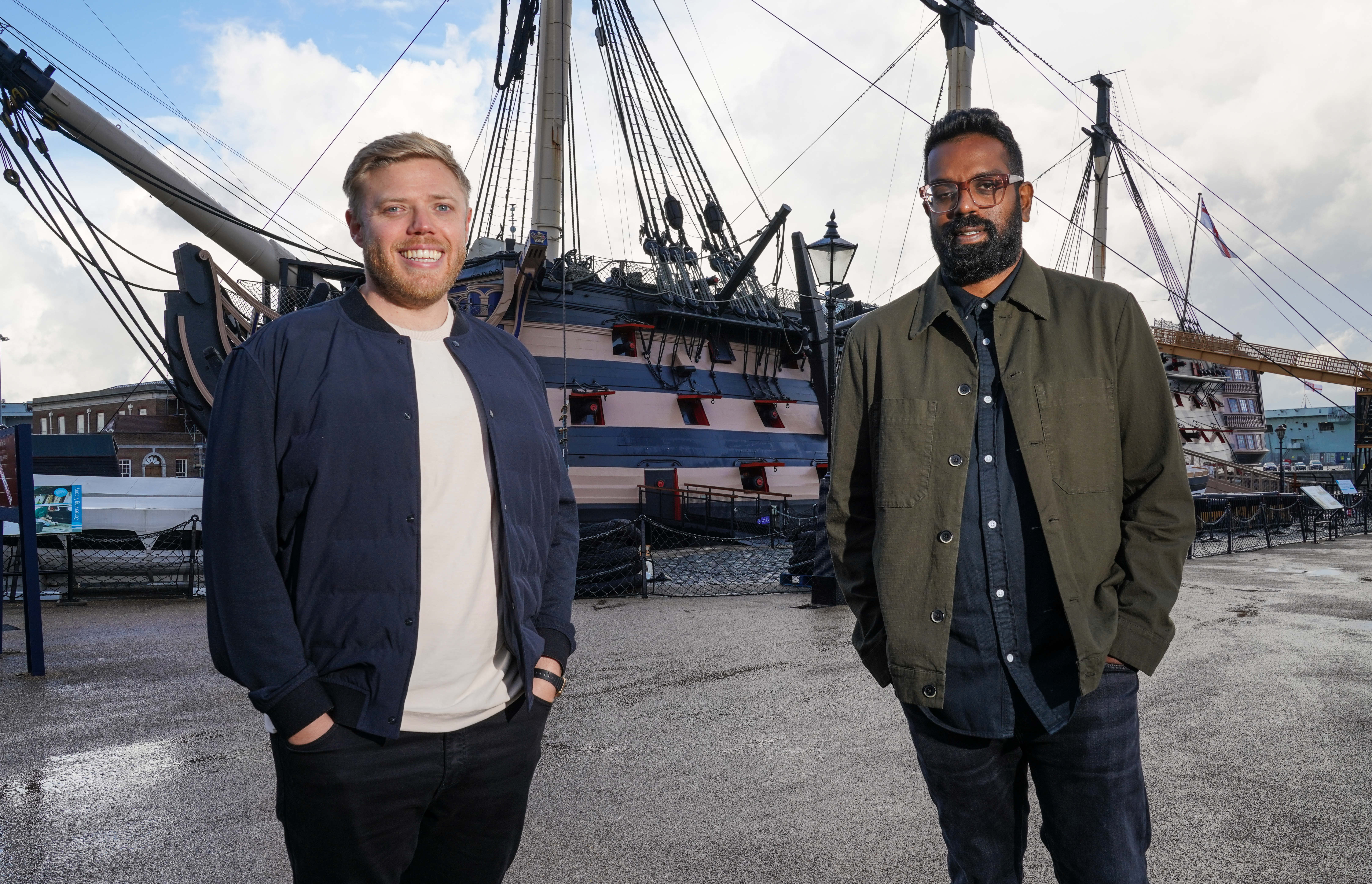 Rob and Romesh take a history tour.