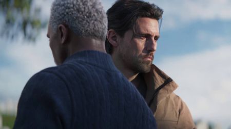 Call of Duty Black Ops 7 cutscene David Mason and Troy Marshall talking