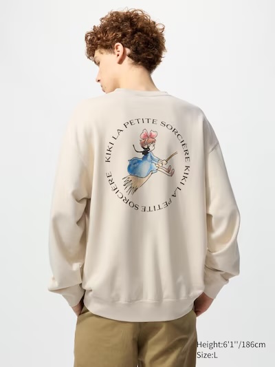 Kiki Delivery Service Uniqlo sweatshirt back