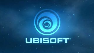 Ubisoft logo over a blue background