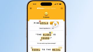 Apple News+ emoji game