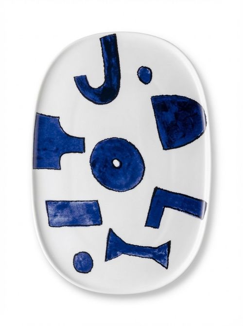 Alessi, Itsumo Oval Porcelain Serving Plate 36cm