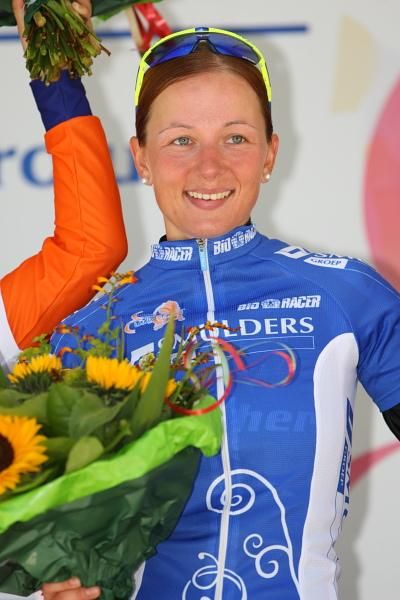 Elke Gebhardt (Noris Cycling) was the most aggressive rider on the stage.