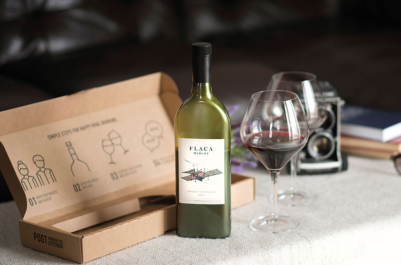 Climate and wine Garcon Wines eco flat bottle