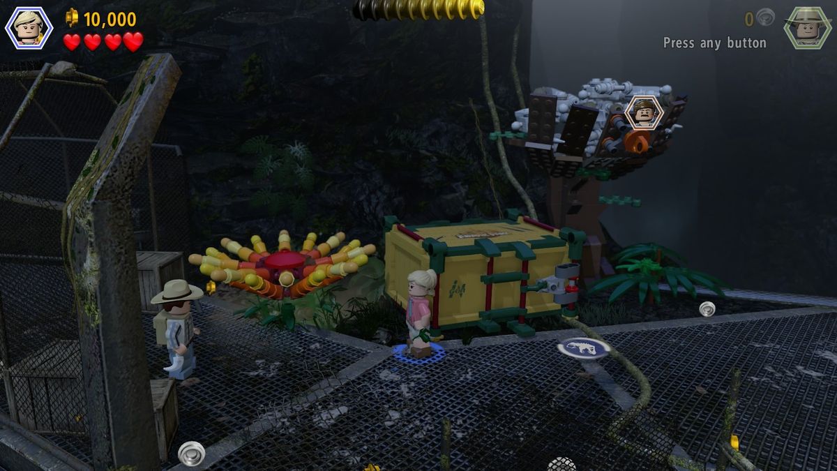 The Bird Cage Lego Jurassic World Minikit and Amber Fossil Brick