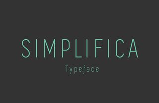 Free font: Simplifica