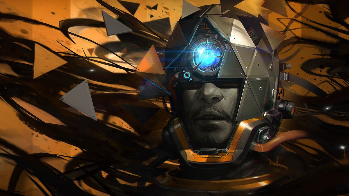 Prey&#039;s protagonist wearing a space suit and looking at the PC gamer out of the screen