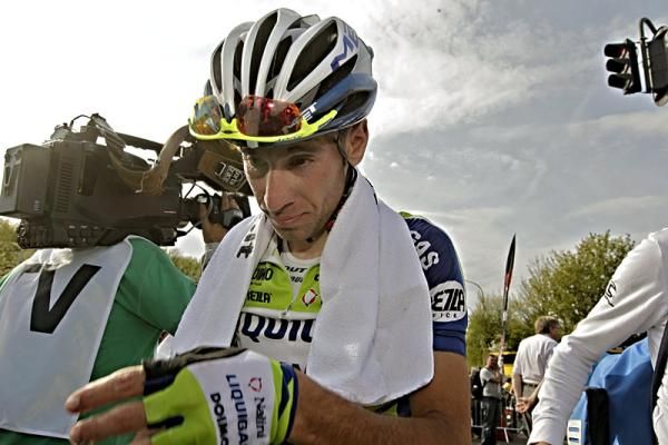 Vincenzo Nibali (Liquigas-Doimo) at the finish in Ans.