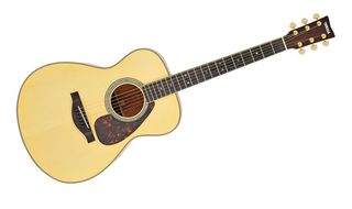 The LS16M has a spruce top and solid mahogany back and sides, plus a new bracing pattern and five-ply neck design