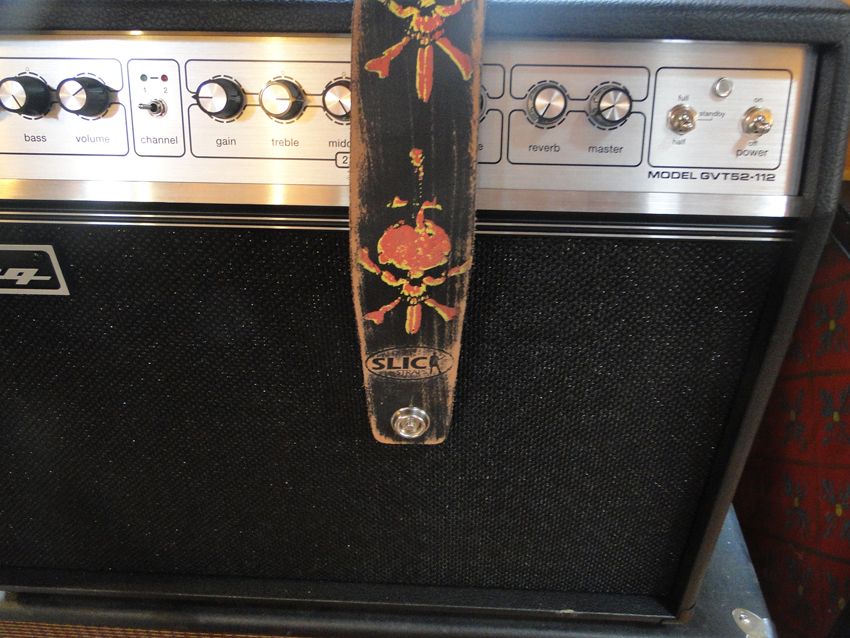 Earl Slick personalized guitar strap