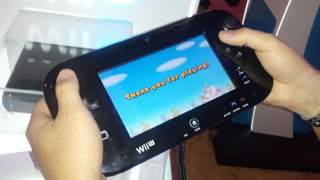 Wii U GamePad hands-on