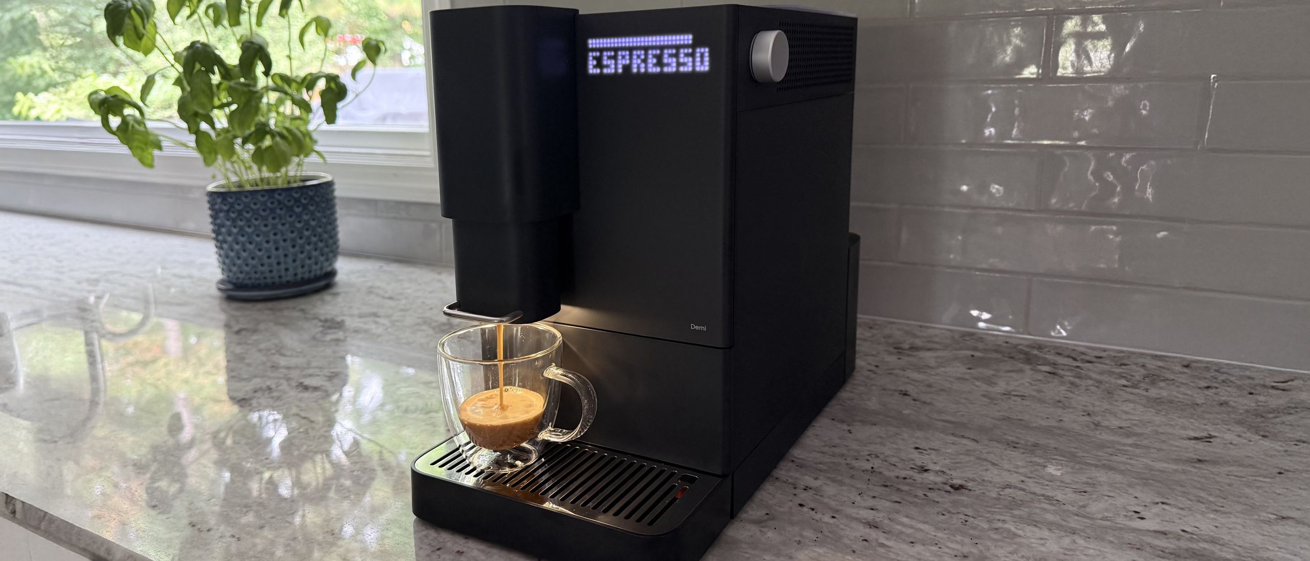 The Terra Kaffe Demi espresso machine might only have a four-drink menu, but it skips the unnecessary gimmicks to brew every cup to perfection