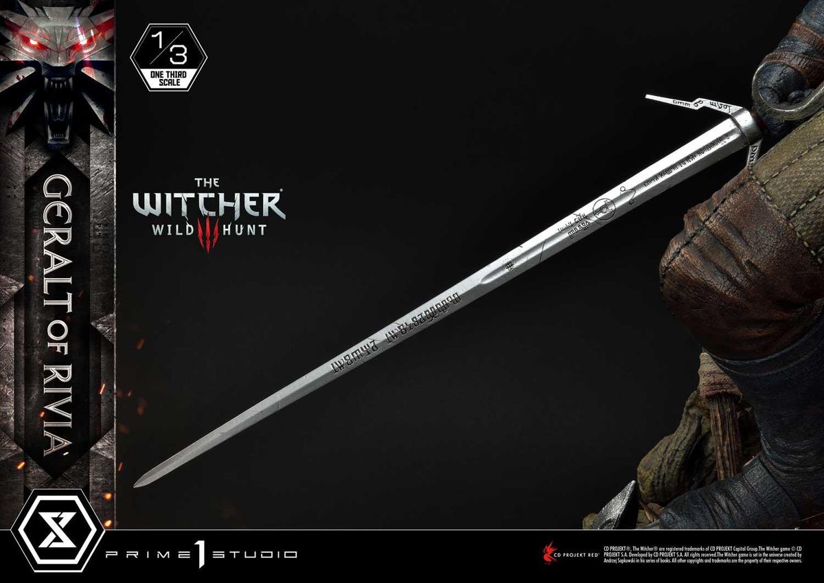 Geralt of Rivia statue