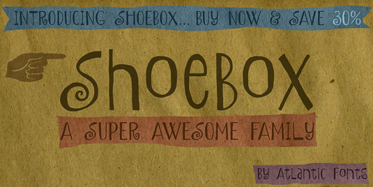 Shoebox font