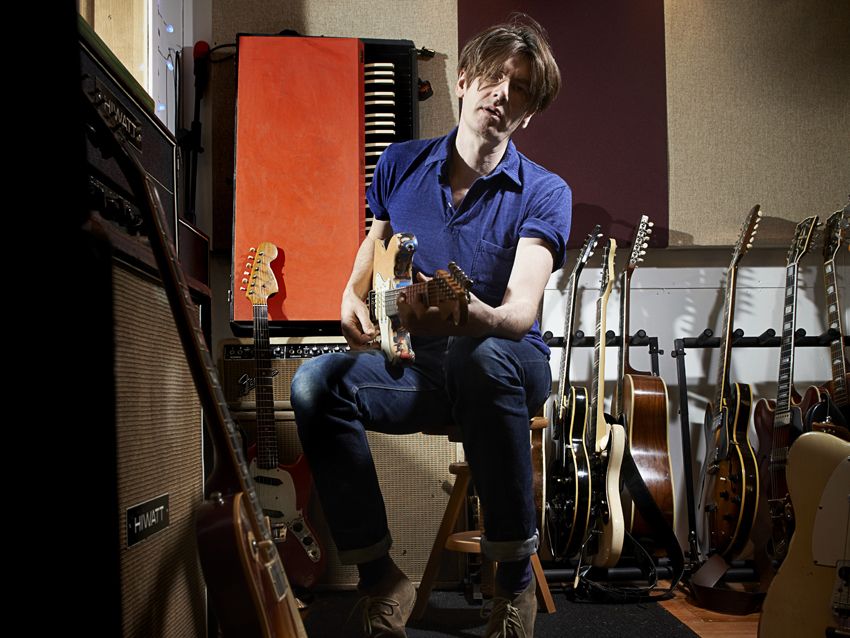 Bernard Butler shows off his guitar collection MusicRadar pic