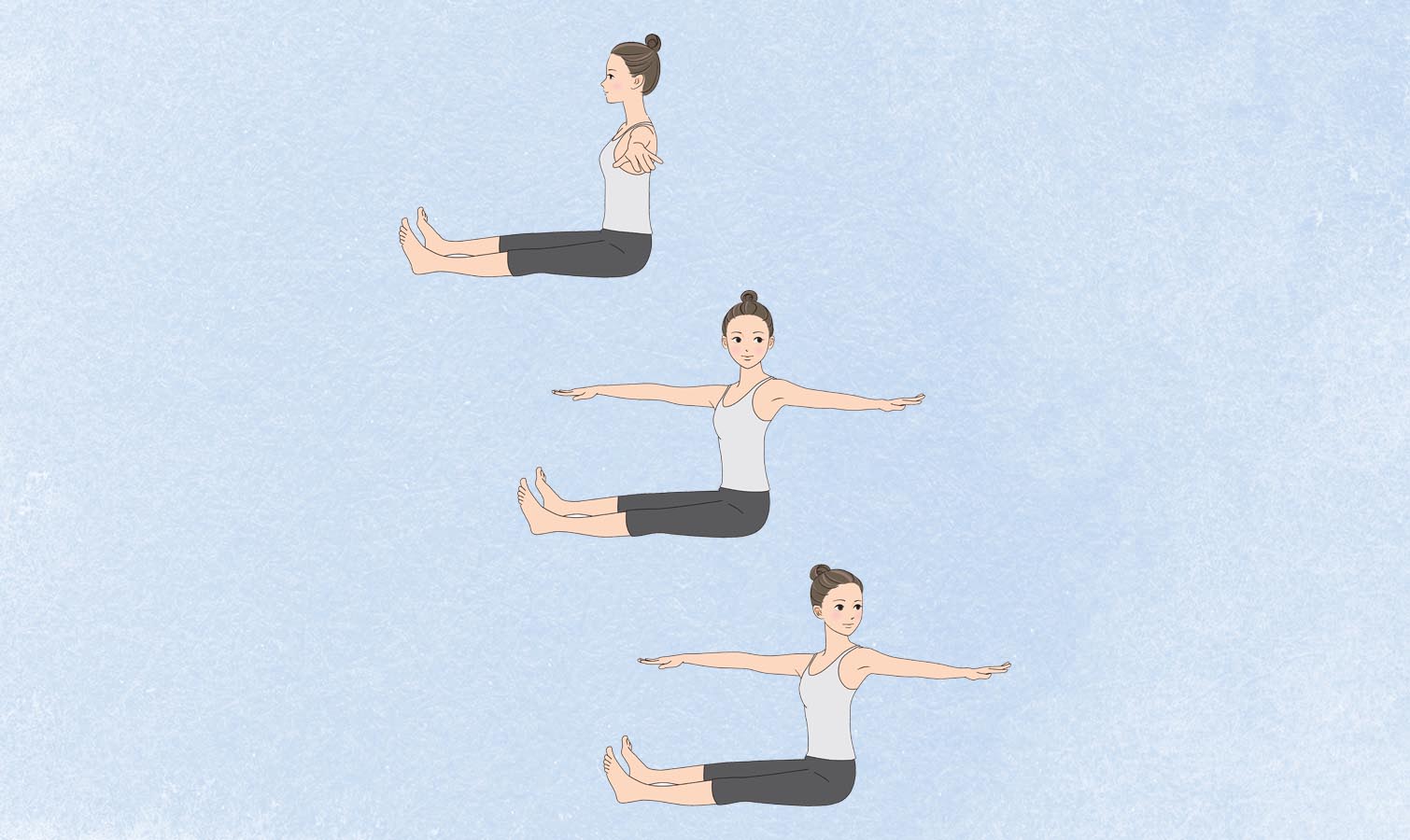 Pilates spine twist