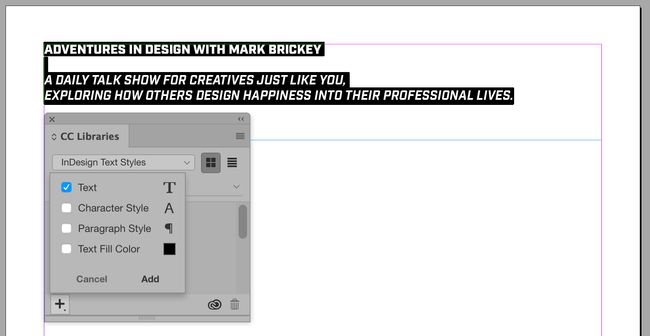 indesign cc 2020