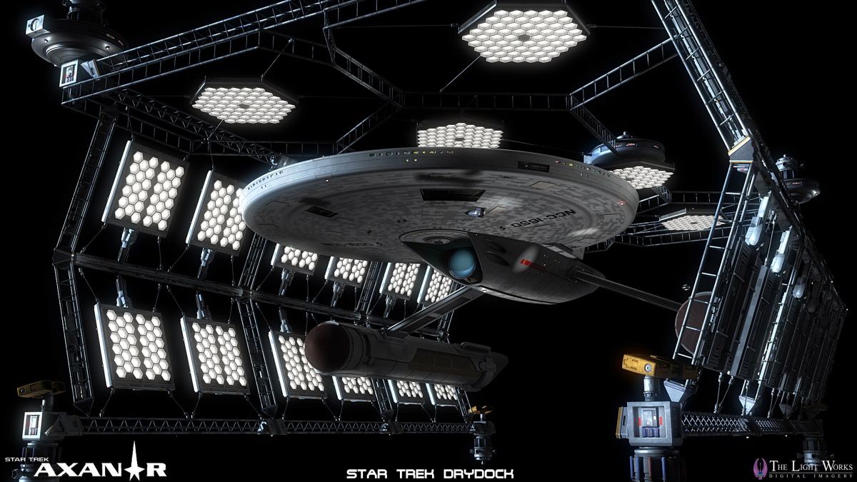 &#039;Star Trek: Prelude to Axanar&#039; Federation Starship Drydock