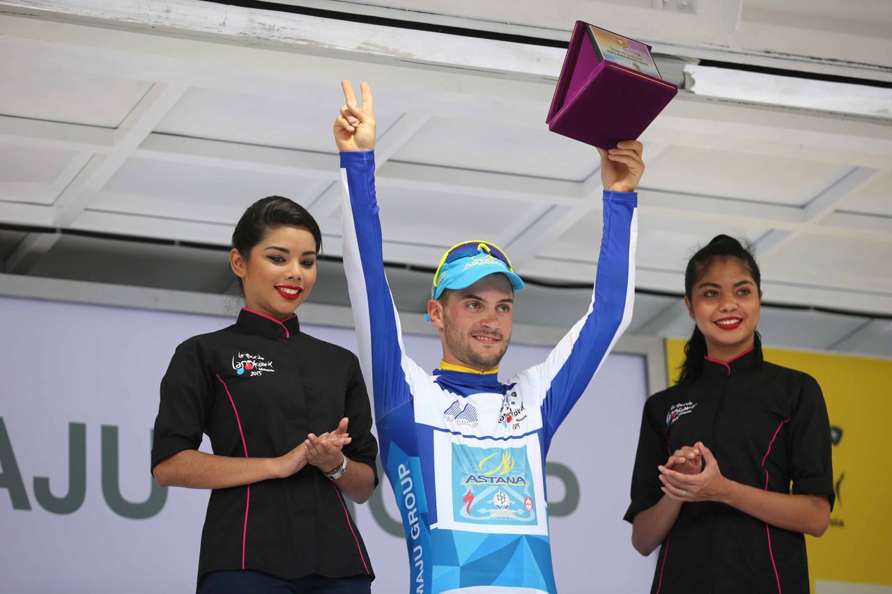 Andrea Guardini (Astana) also leads the sprint competition