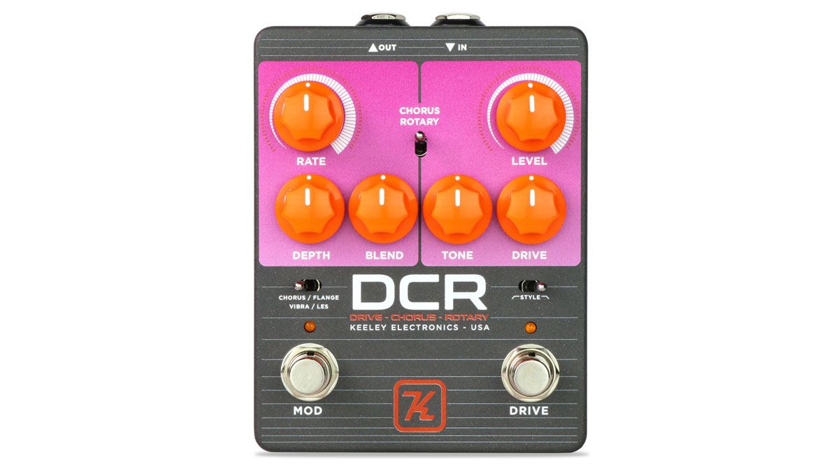 Keeley combines Drive, Chorus and Rotary for versatile new DCR pedal