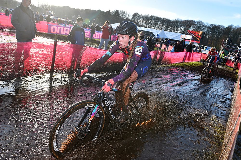 Sophie De Boer (Ned) Parkhotel Valkenburg - Destil Cycling Team finished fifth in Seven