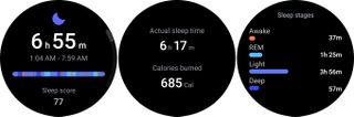 Sleep metrics on Galaxy Watch 5 Pro