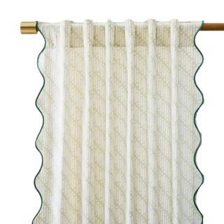 A scallop frill curtain