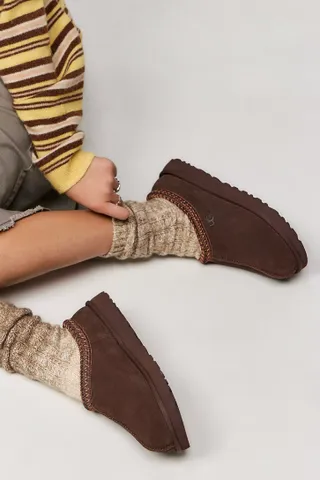 UGG's Cedar Slippers in Brown.