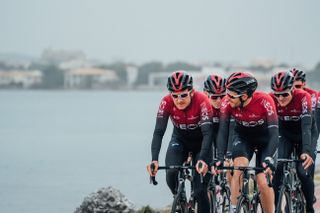 Geraint Thomas and Luke Rowe train in Mallorca